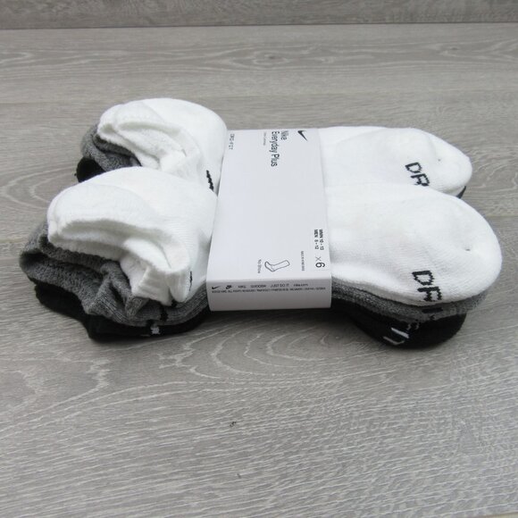 Nike Everyday Plus No Show Socks MultiColor 6 Pack Mens Size 8-12 NEW - Picture 6 of 13